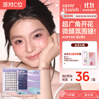 Mr. wish glue false eyelashes wishing star eyelashes supernatural simulation boiled water 2025 new no-makeup baileys