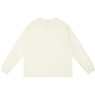 In on water-repellent and quick-drying dry clothing long-sleeved t-shirt women's autumn outdoor sports hiking running mountaineering cycling clothing top off-white xl