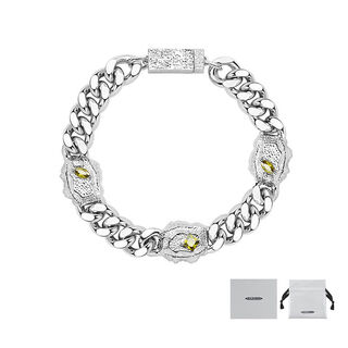 Wake up mark boys' bracelet, men's bracelet, couple's birthday gift for boyfriend, men's chain length 20cm, the craftsmanship has been upgraded