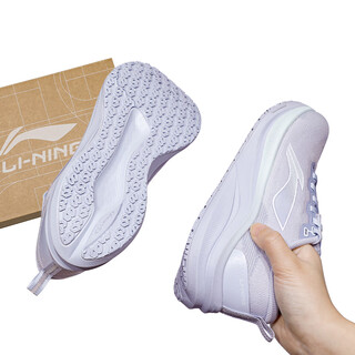 Li ning chitu 8 reflective lightweight racing training running shoes women's 2025 winter new sports anti-slip running shoes smooth blue arpv014-4 new autumn and winter 37
