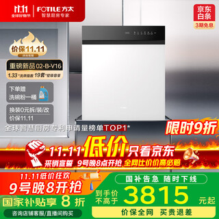 Fotile's blockbuster new product, built-in household dishwasher, panda series newly upgraded 19 sets of large capacity, independent steam sterilization 02-b-v16, national subsidy