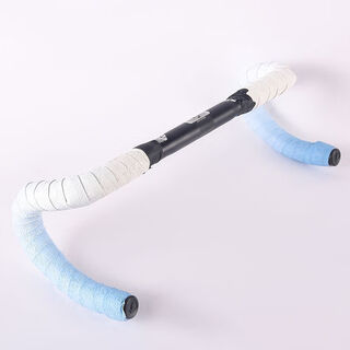 Midele road bike bicycle handlebar strap handle wrap belt corroded strap equipment accessories universal white blue (two rolls/sealing glue/bar plug)