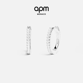 Apm monaco hoop earrings 925 silver earrings trendy personalized earrings jewelry gift for girlfriend