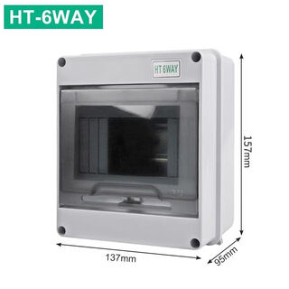 Pupan ht-6 loop box, distribution box outdoor air box waterproof switch cover household plastic panel ht6 bit 50 pieces