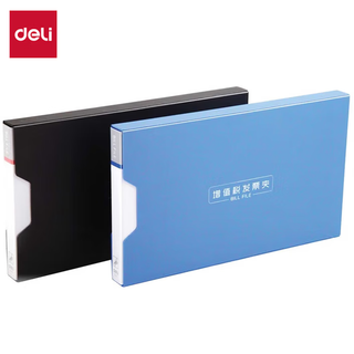 Deli 5355 vat invoice folder (unit of measurement) blue