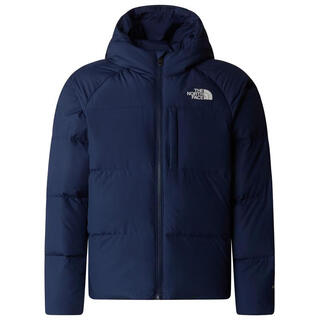 The north face boys' jacket warm and cold-proof down thick winter outdoor jacket trendy blue xs