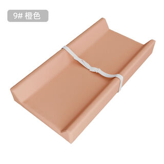 Pu baby changing pad portable nursing changing table baby massage touch pad processing 1 piece light orange pu compressed diaper pad 80*40*10cm