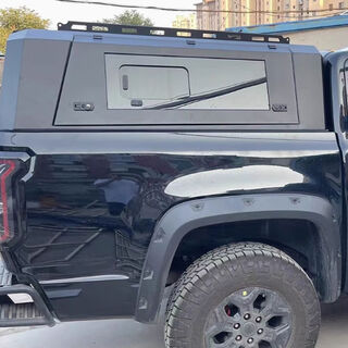 Litian t8pro shuailing t6 hantu pickup high-cover integrated three-door rear box cover cargo box protection modification customized installation of side glass sliding windows