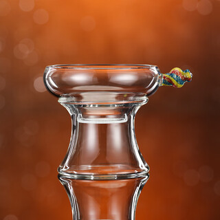 He qi lan yu funing filter hongmeng glass tea drain laser drilling high-end high-temperature resistant household advanced filter