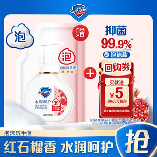 Safeguard antibacterial foam hand sanitizer refill 200g bag with pomegranate fragrance