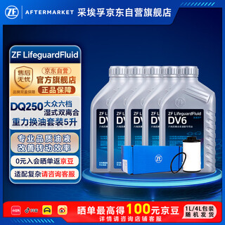 Zf volkswagen dsg 6-speed dual-clutch transmission oil set dv6 magotan cc passat gti sharan / scirocco q3 5l