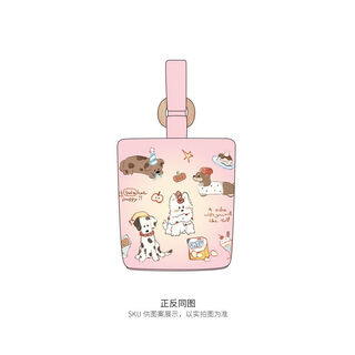 New handbag cute puppy pink handbag portable daily commuting canvas bucket bag for women q222 falling into the dog’s cute whirlpool