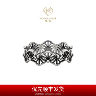 Chow tai fook monologue monologue ambition series iris retro platinum ring female mo86 birthday gift no. 12