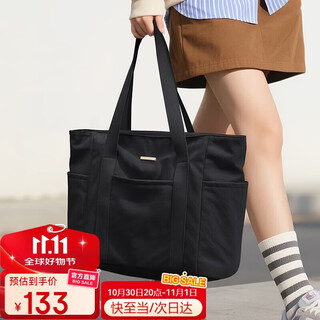 POLO单肩包女士手提包大容量休闲通勤托特包14/15.6英寸笔记本电脑包