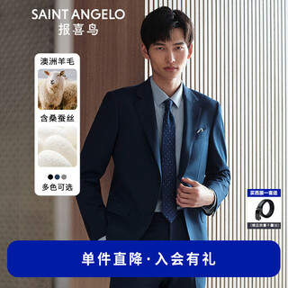 Angel bird suit men's australian wool selection easy-care business formal wool suit pants men royal blue 50 a (180/100) / please note waist or trousers