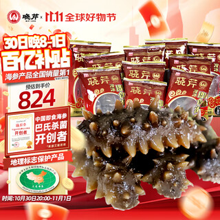 晓芹大连即食海参3斤35-50只 固形物75%  辽刺参 海鲜水产