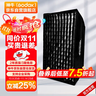 Godox 60*90cm grid soft box foldable photography light studio soft light cover bowon bayonet flash light soft box long strip soft light shade official standard