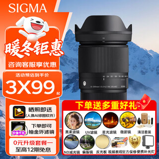 Sigma 16-300mm f3.5-6.7 dc os half-frame telephoto high-magnification zoom lens telephoto zoom lens travel home scenery portrait one lens to cover the world sony e-mount package one uv lens + cpl lens + starlight lens + 799 spree