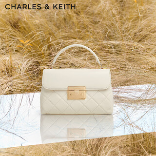 Charles&keith temperament commuter rhombus single shoulder portable crossbody bag women's bag birthday gift ck2-50701578