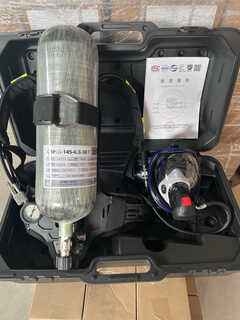 Rhzk6/30 positive pressure firefighting air respirator 6.8l carbon fiber respirator self-contained face mask cylinder 3ccc 2025 report/6.8l air respirator