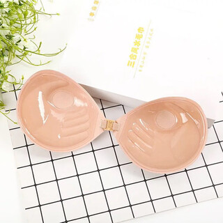 Palm rest wings silicone invisible bra thickened chest paste gathering breathable angel wings bridal invisible bra skin color a