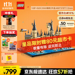 乐高（LEGO）积木拼装哈利波特76419 霍格沃茨城堡和庭院男孩女孩玩具生日礼物