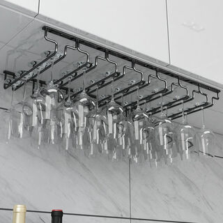 Jieyunmao simple red wine glass rack upside down household goblet rack hanging creative wine cabinet wine glass display rack hanging cup rack customized contact customer service