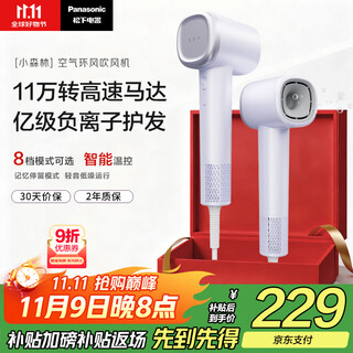 Panasonic national subsidy household high-speed hair dryer hair dryer barrel high-power quick-drying negative ion temperature control send girlfriend gift little forest eh-ne6l