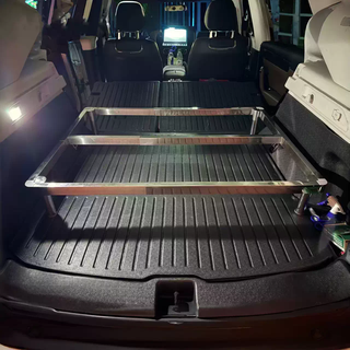 Leveling rack, storage rack, telescopic modified bed frame, heightening car extension rack, trunk car mattress, universal bed frame, height adjustable, telescopic, compatible with all models