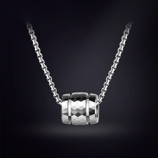 Mzmz transfer bead platinum necklace for men pt950 platinum fashion pendant valentine's day birthday gift for boyfriend and husband same day delivery - light luxury transfer bead necklace 45cm