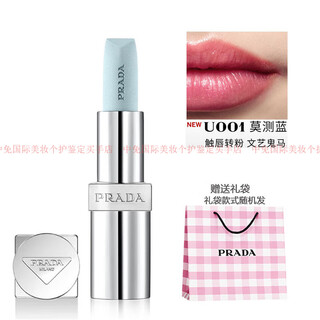 Prada lipstick matte lipstick lip balm moisturizing nude brown b107b101u001 gift for girlfriend and wife u001 lip balm unpredictable blue