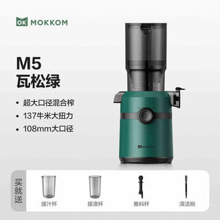Juicer juice residue separation original juice machine household mini small fully automatic mini fried juice machine m5-wasong green