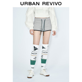 Ur2025 spring new women's clothing contrast colorful drawstring ultra short shorts uyv650030