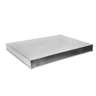 Meikejie 304 stainless steel plate rectangular handmade plate tray water plate oil plate extra large plate depth non-standard custom-made 201 stainless steel 1100*1100*40*1mm thick