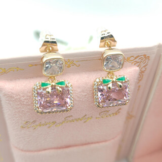 Xuping xuping jewelry alloy fashionable temperament sweet micro inlaid smart versatile earrings gift jewelry x000976981 earrings