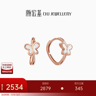 Trendy acer 18k gold earrings for women, rose gold color gold earrings, butterfly earrings, birthday gifts for girlfriend yd