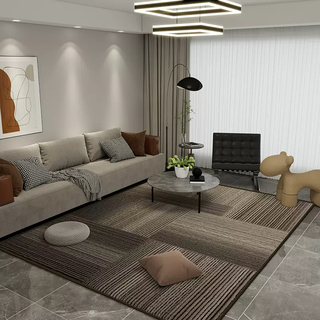 Yusenyi carpet living room cream style coffee table rug modern simple bedroom bedside rug full covered light luxurious sofa floor mat shifang 160cmx230cm environmentally friendly anti-fouling quality high-end