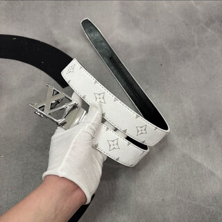 Su6 internet celebrity same style genuine leather belt for young men student pants belt with full card slots automatic buckle belt for spirited young man white old flower + silver buckle (full card slots) 120cm can be cut shorter