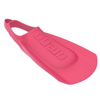 Arena adult swimming training fins, lightweight and comfortable, open heel, pink 12.5-13.5