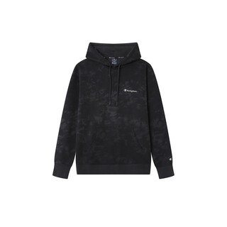 Champion spring pullover hooded sweatshirt men's long sleeve printed casual m101 black s