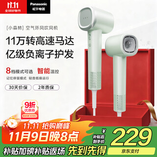 Panasonic national subsidy household high-speed hair dryer hair dryer barrel high-power quick-drying negative ion temperature control send girlfriend gift little forest eh-ne6l