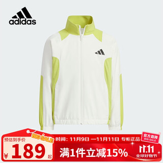 Adidas children's clothing 25 autumn children's woven jacket boys' breeze technology comfortable and quick-drying girls' sports jacket kf4954