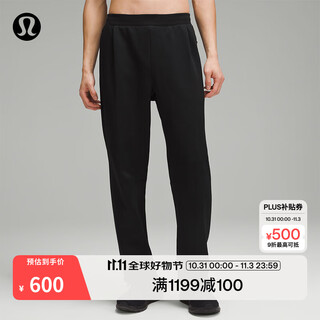 Lululemon丨fleece train men's brushed sweatpants lm5auxs black 2xl