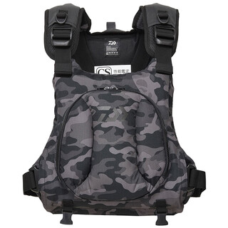 Dayiwa df-6624 buoyancy life vest boat fishing life vest fishing vest black rice color one size