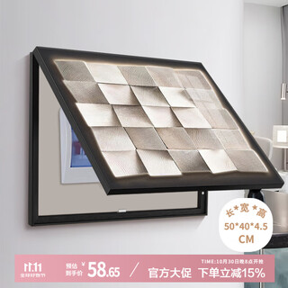 Long time no see electric meter box decorative painting simple style high-end restaurant distribution box switch box blocking hanging painting