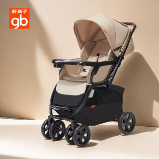 Goodbaby (gb) 1818 people have collected it. full-covered two-way stroller with height and width, can sit and lie down, high landscape, shock absorber, newborn baby c400--mocha brown 0187