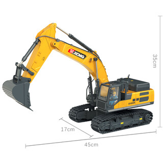 Keshe xcmg engineering model wireless remote control excavator xe490dk electric children's excavator locomotive alloy bucket