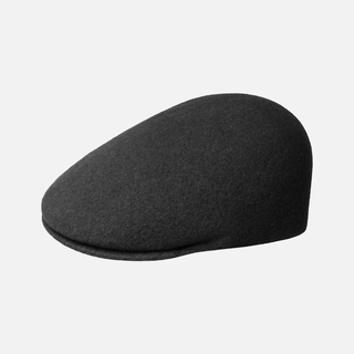 Kangol seamless wool 507 men's and women's wool front and back beret 0875fa black l (58-60cm)