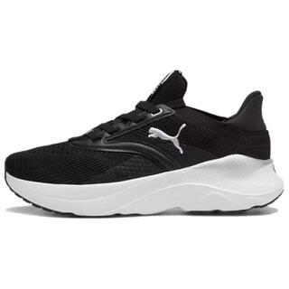 Puma softride mayve soft, comfortable, non-slip and wear-resistant low-cut running shoes for women, black, black 39