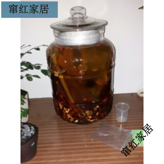 Rsrddy sichuan pickle jar, extra large glass bottle, sealed jar, pickle jar, wine jar, sugar garlic enzyme bucket, large mouth thickening, thickening 30jin jin is equal to 0.5kg + copper faucet